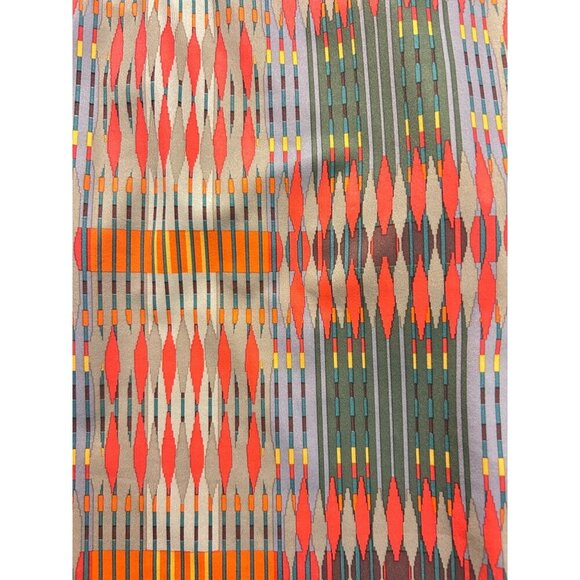 Prana Ardor Dress Racerback Shelf Bra Red Brown Carmine Desert Geo Large - Picture 6 of 7